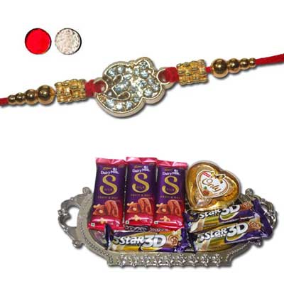 "Diwali Dryfruit Thali - codeD01 - Click here to View more details about this Product